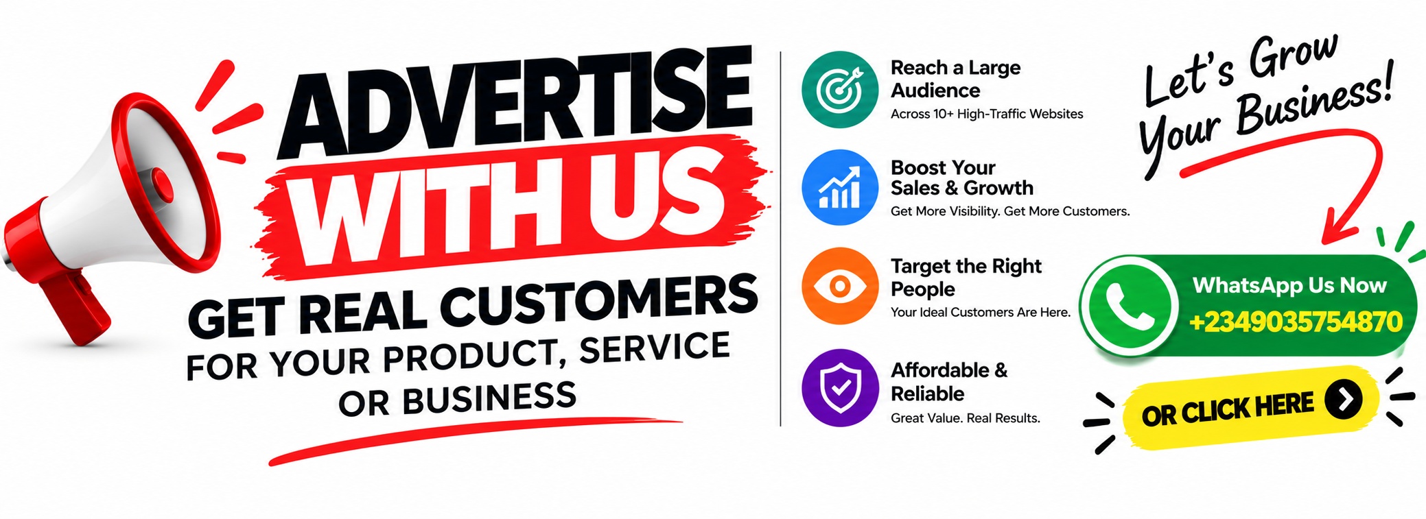 Advertise Your Product, Service or Business Here
